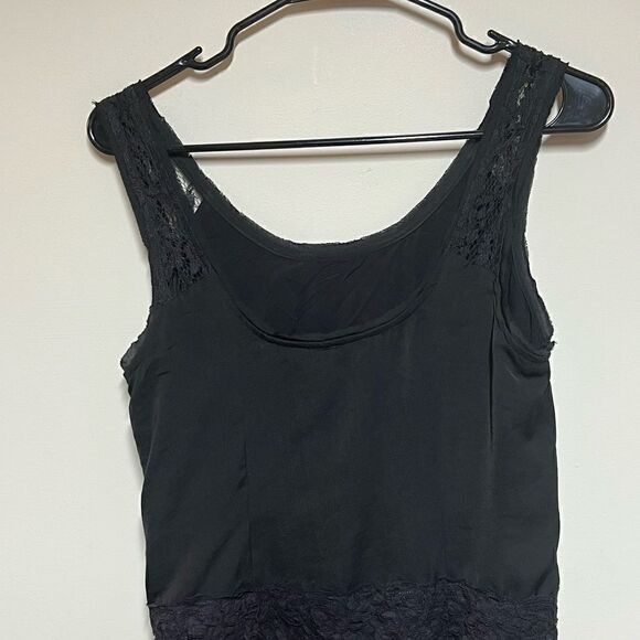 FREE PEOPLE Black Charleston Fringe Flapper Dress Sz 4 - Picture 5 of 10